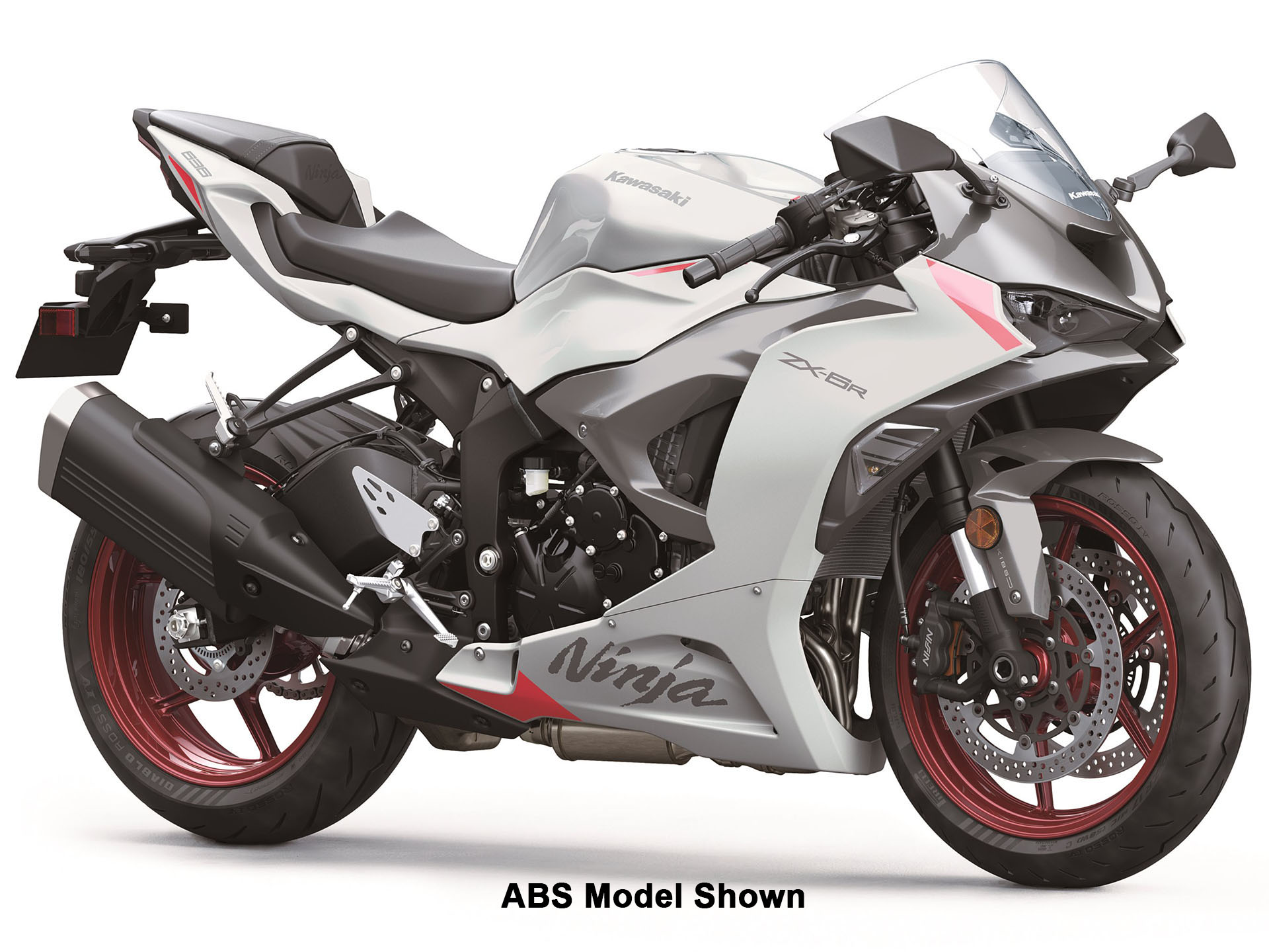 天馬 neo O 24 New 2024 Kawasaki Ninja ZX-6R Pearl Robotic White