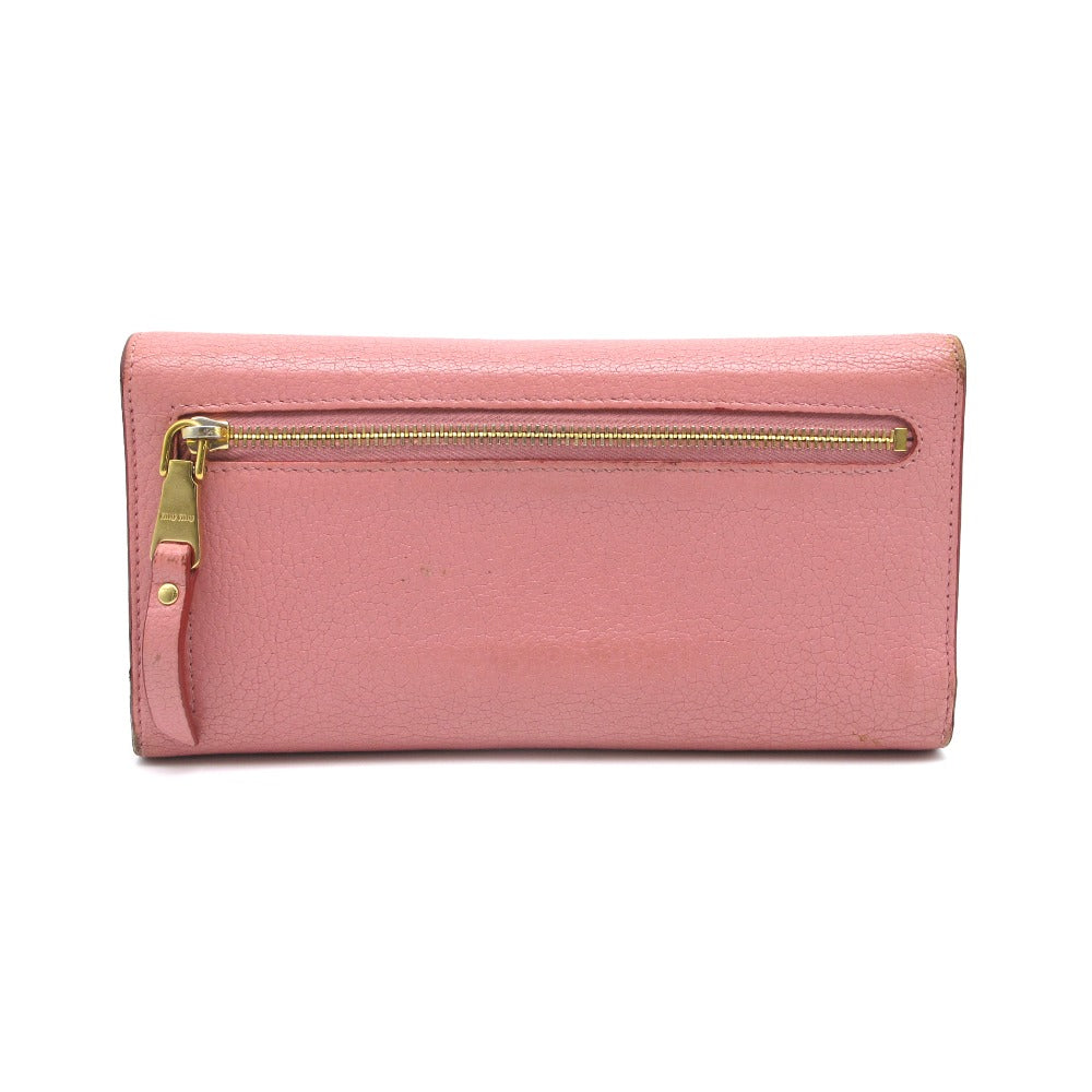 MIUMIU ミュウミュウ マドラス ラブレター 三つ折り長財布 ロング