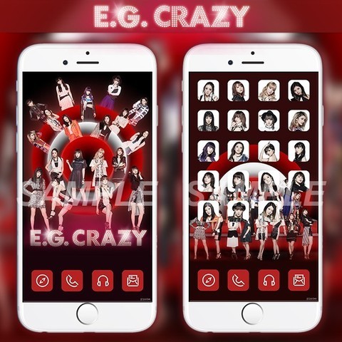 EXILE TRIBE Custom】E-girls NEW ALBUM『E.G. CRAZY』ver.アイコン