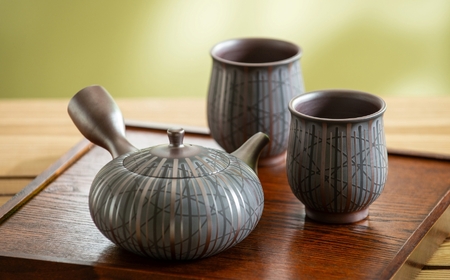 ☆ 古萬古 絵萬古 銘々皿 味わいある品です☆x479 ☆ 古萬古