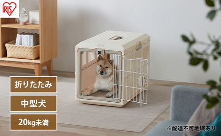 ペットキャリー 折りたたみ FC-670 アイボリー アイリスオーヤマ 犬 猫
