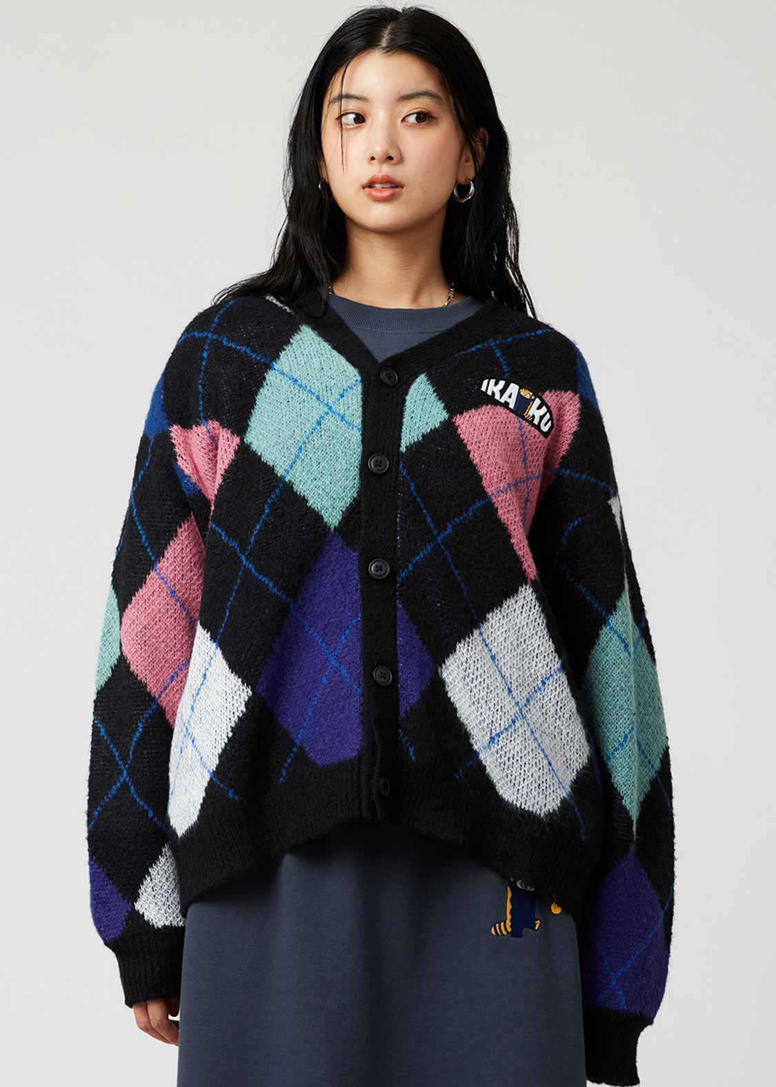 ま*ご様 ずとまよ ニットカーディガン Lサイズ 愛ペガ ずっと真夜中で