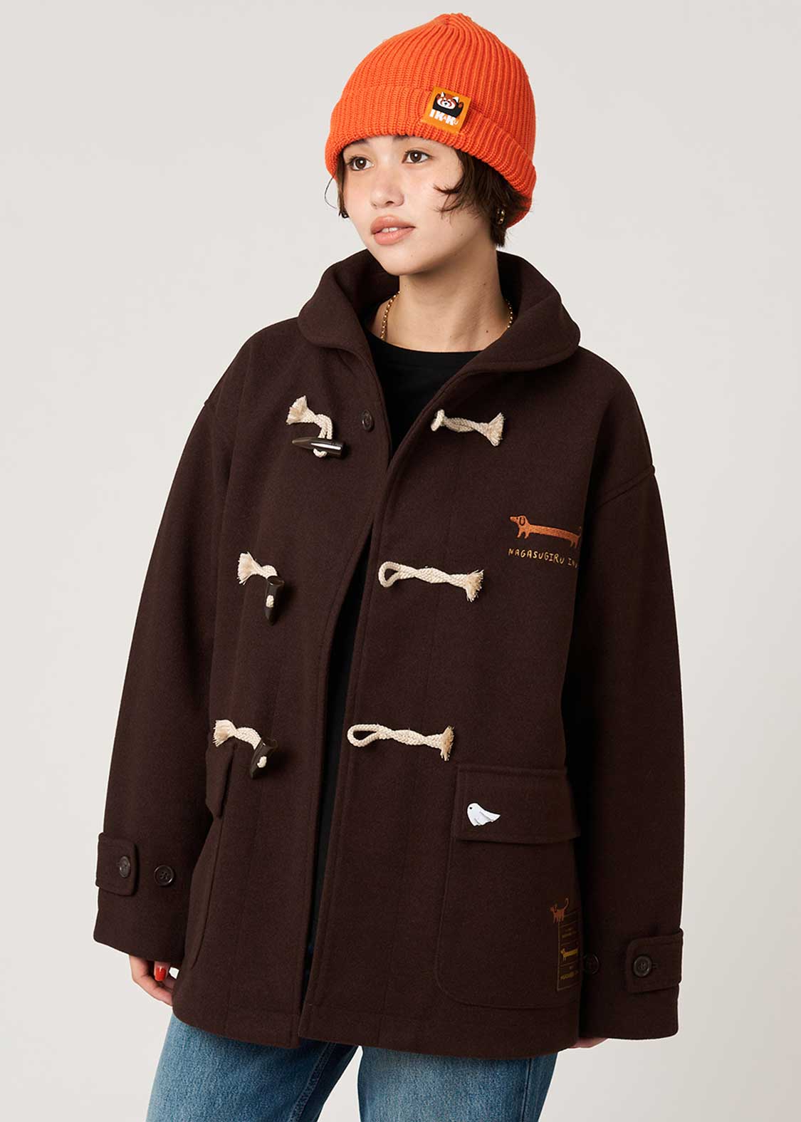 ナガスギルイヌ｜ダッフルコート｜ユニセックス｜グラニフ(graniph