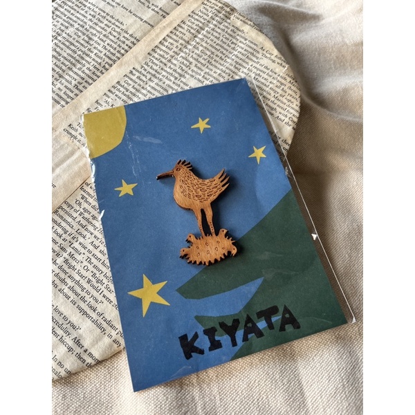 新品未使用品 KIYATA キヤタ鳥飛行機ランプ熊手紙舎