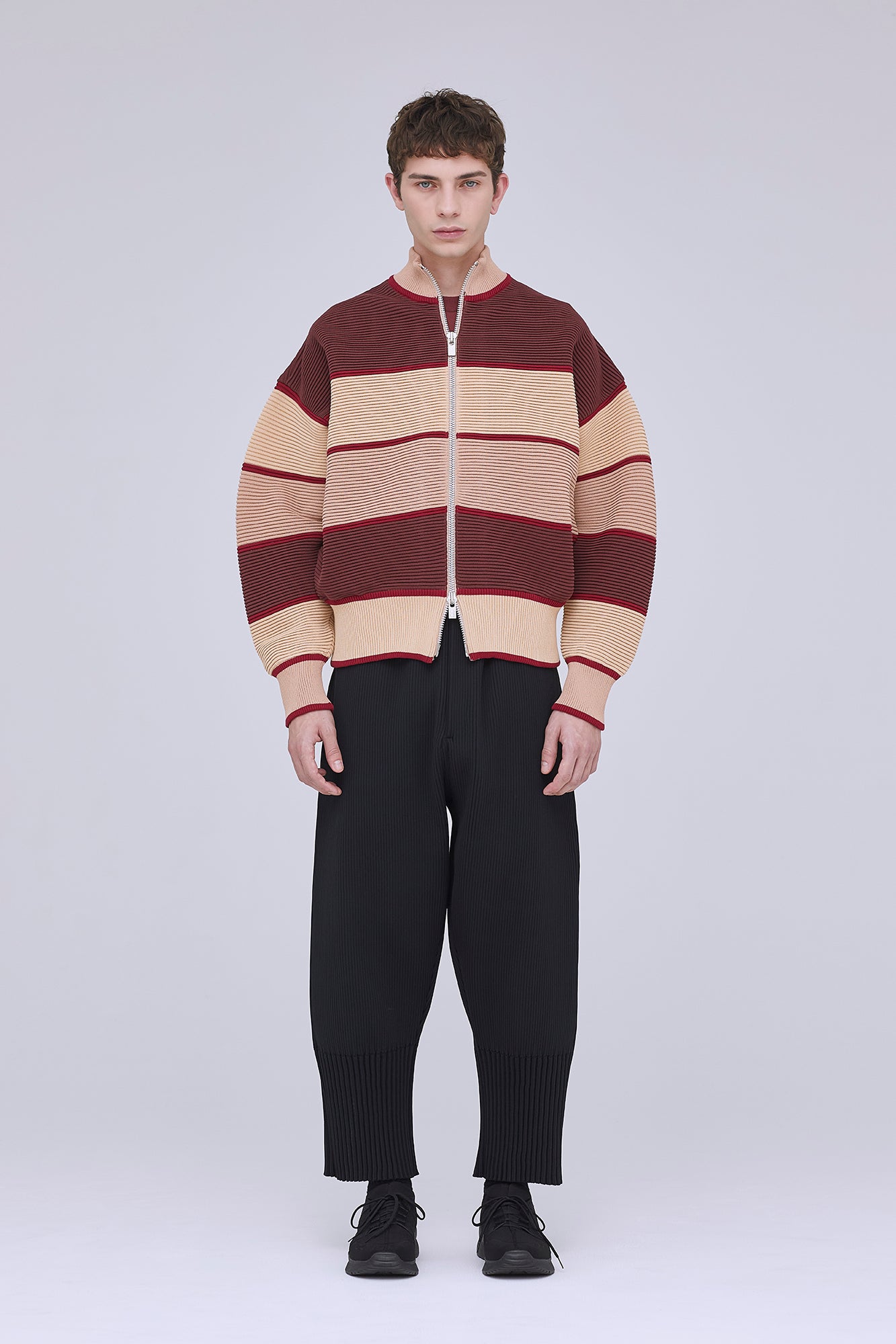 FLUTED TAPERED PANTS