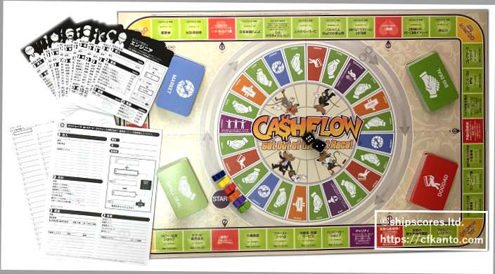 訳あり】キャッシュフローゲーム101 日本語版 欠品なし】キャッシュ