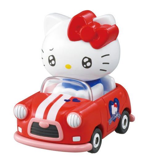 トミカ キャラトミカ ハローキティ HelloKitty お仕事カーセット 2 4台