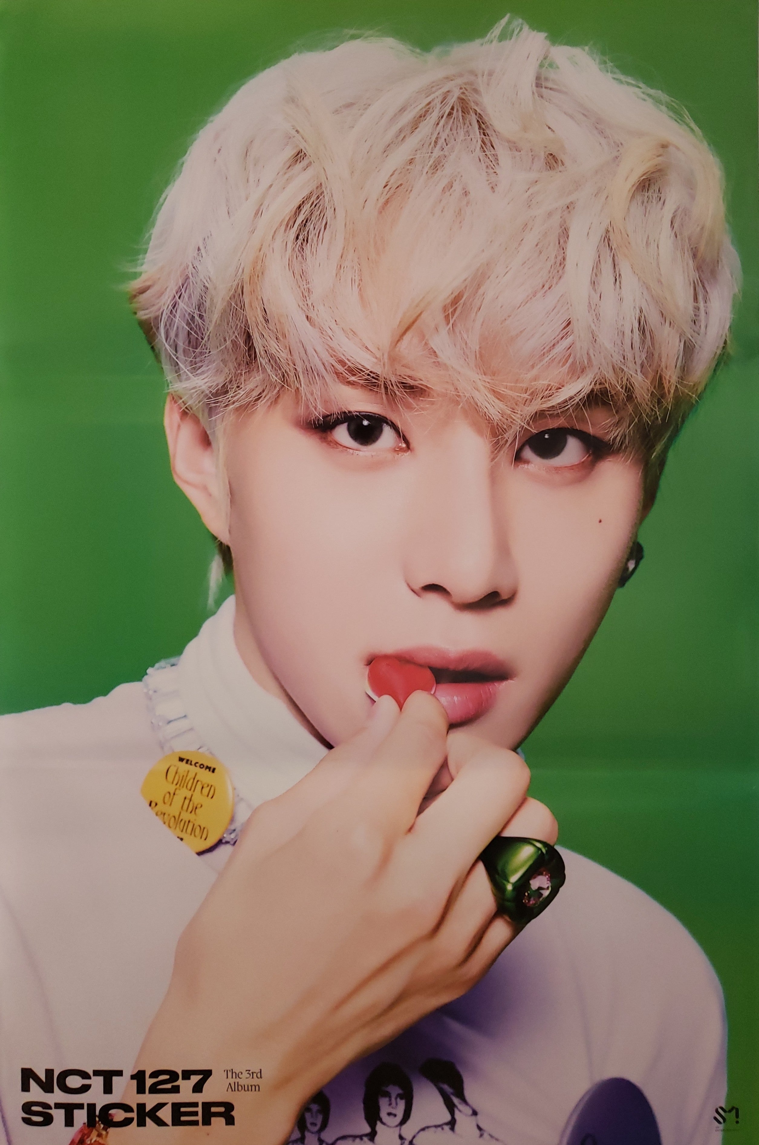 NCT 127 3rd Album Sticker (Jewel Case) Official Poster - Photo