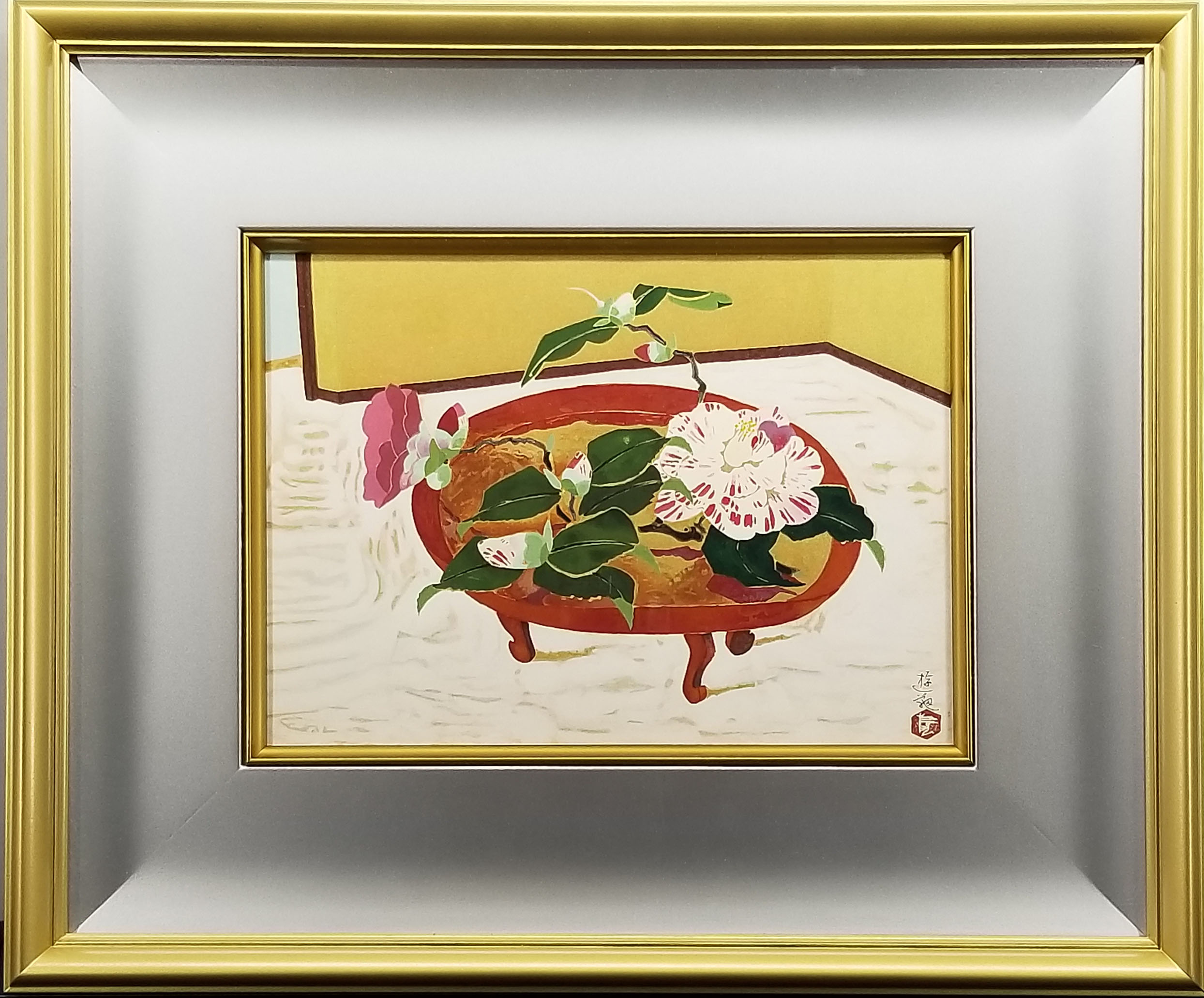 株式会社エービー商会 オンラインショップ / 小倉 遊亀「 椿 」 正規品