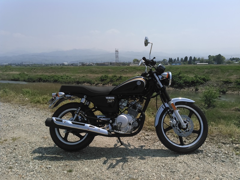 Yamaha YB125SP タンク ブラック ゴールド 燃料コック、センサー付