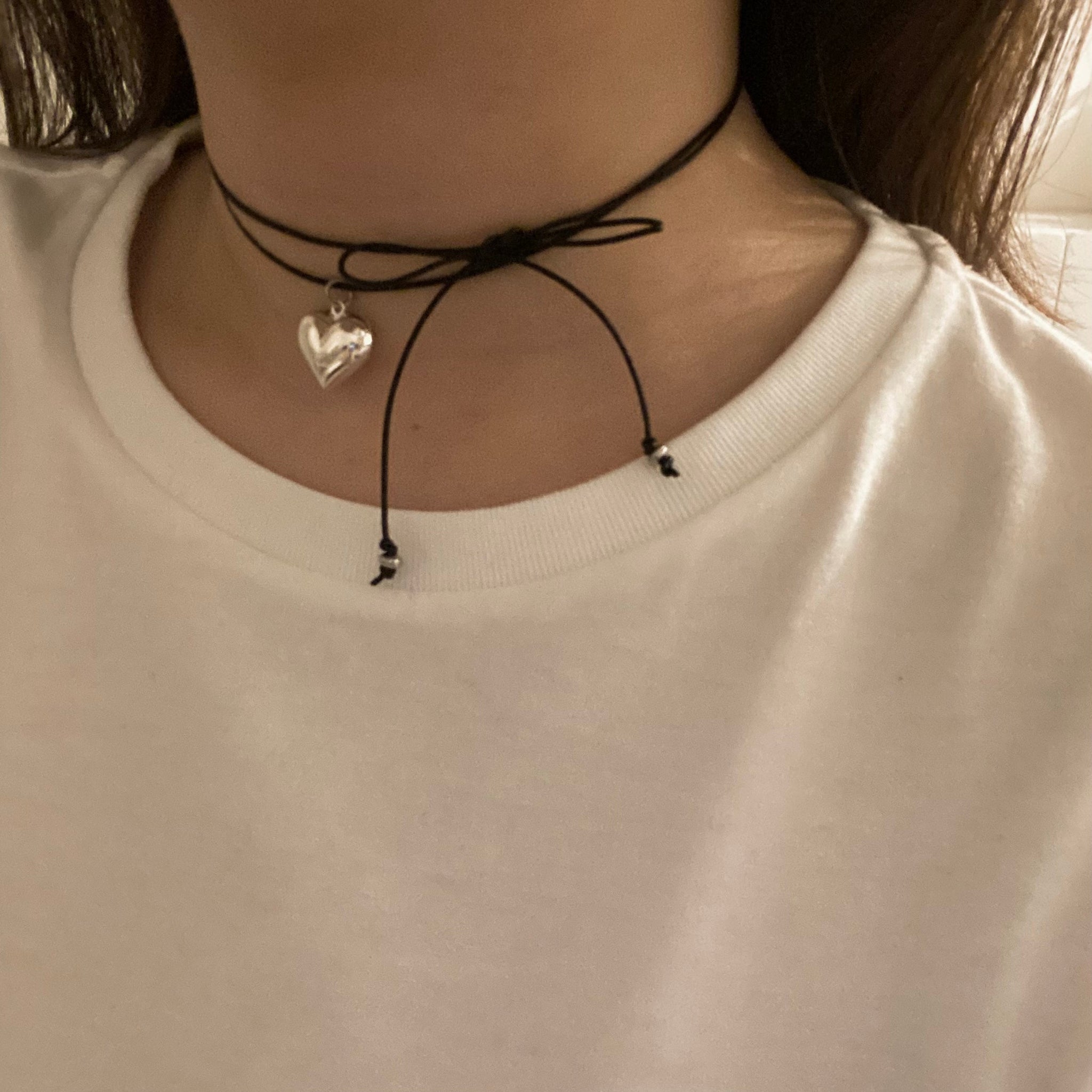 Leather cord choker チョーカー ネックレス ｜ LUNACHIC（ルナシック