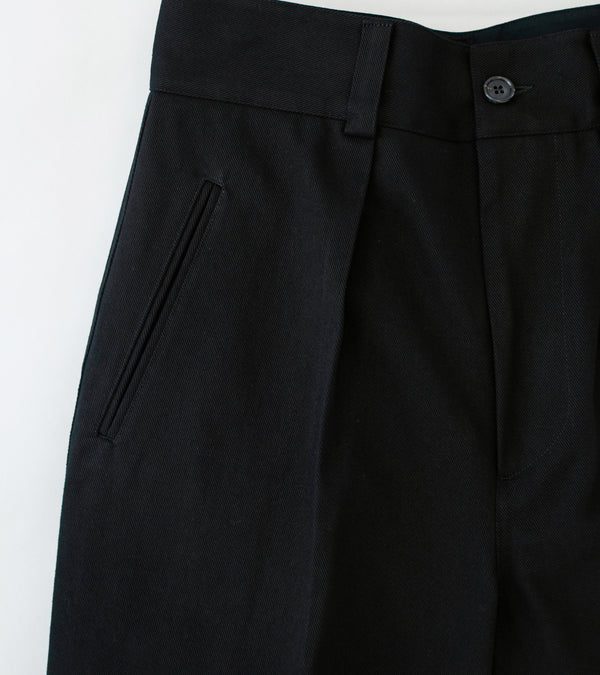 Margaret Howell 'Jet Pocket Trouser' (Black Heavy Cotton Drill