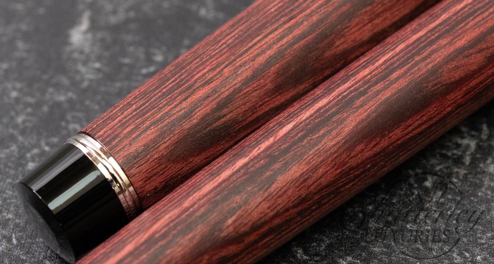 Pilot Legno 89s Deep Red Wooden Fountain Pen - Chatterley