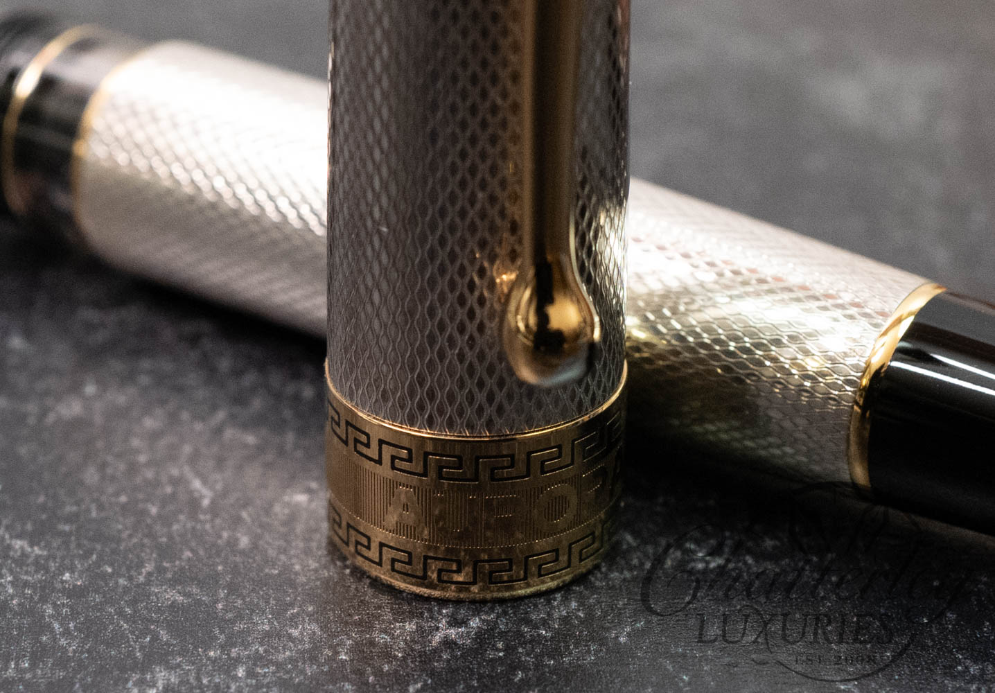 Aurora Optima Solid Sterling Silver Fountain Pen - Chatterley