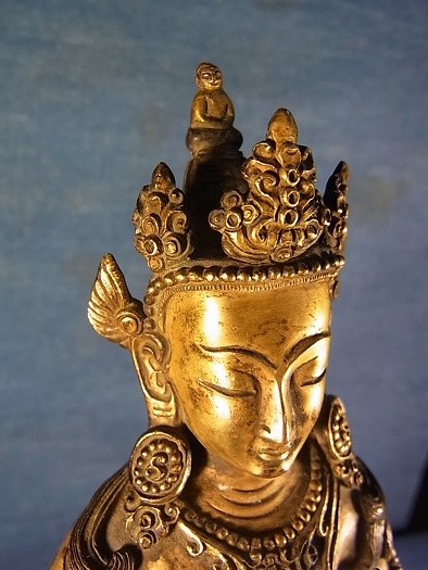 仏教美術 古銅 チベット仏 仏像 置物 V R8656 【公式通販】