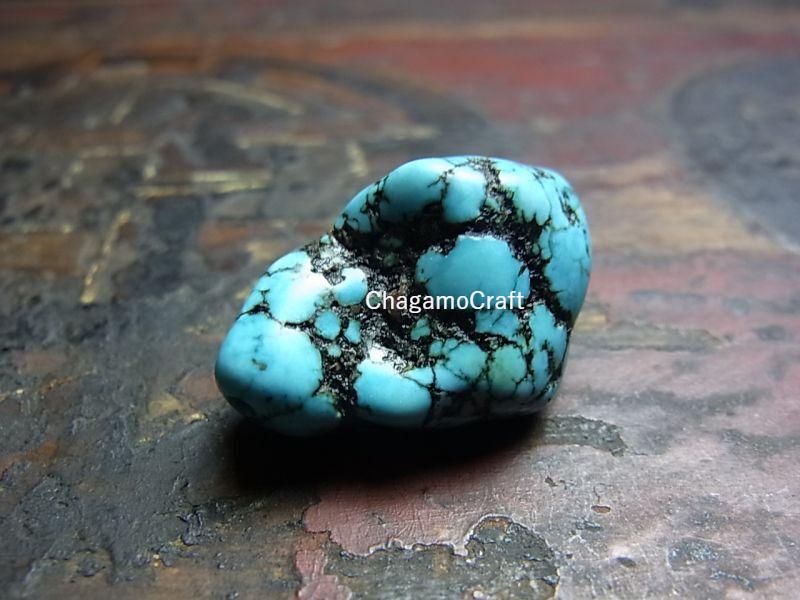 チベタン・ターコイズ(yu) （Old tibetan turquoise） - Chagamocraft