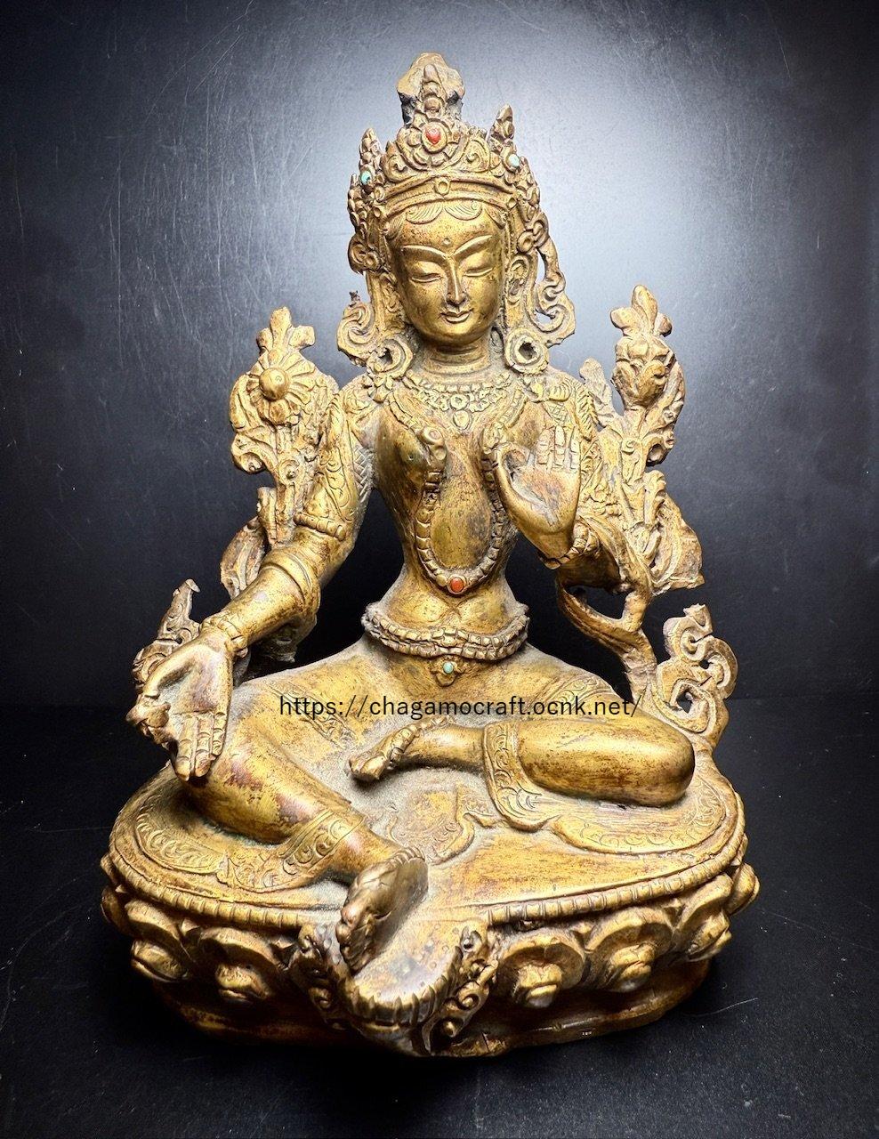 仏教美術 古銅鍍金 絡子環 円環 置物 縁起物 唐木台座付 C R9219 仏教