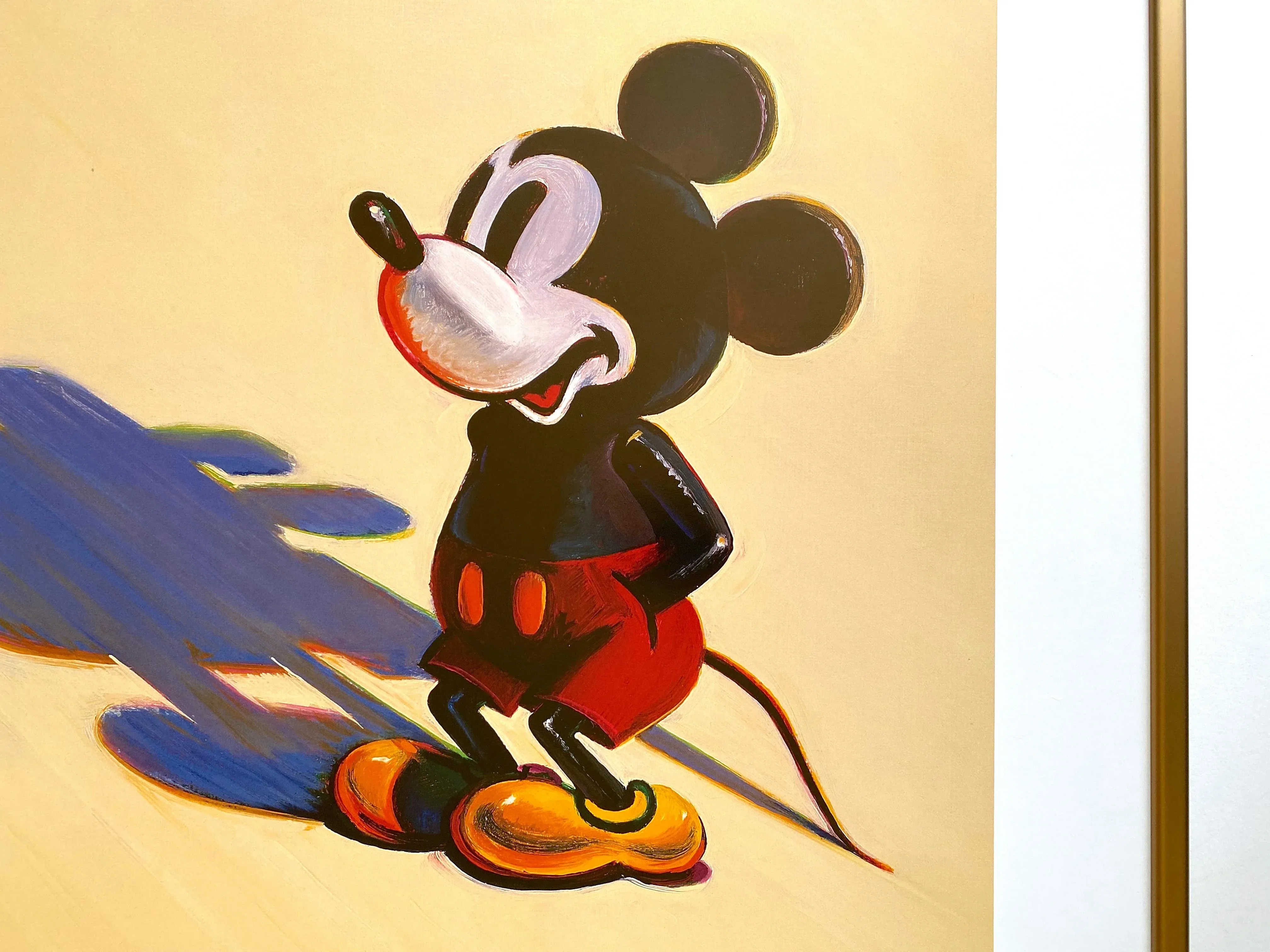 ①希少 ディズニー ミッキーマウス アートポスター Wayne Thiebaud