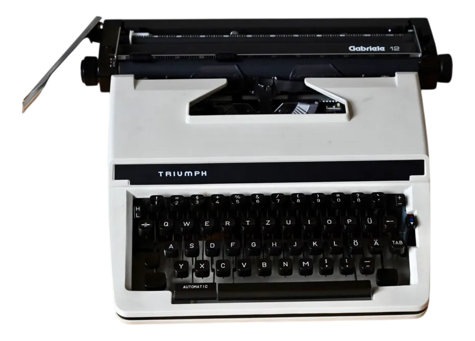 Vintage Gabriele 12 Typewriter from Triumph Adler, 1970s | Chairish