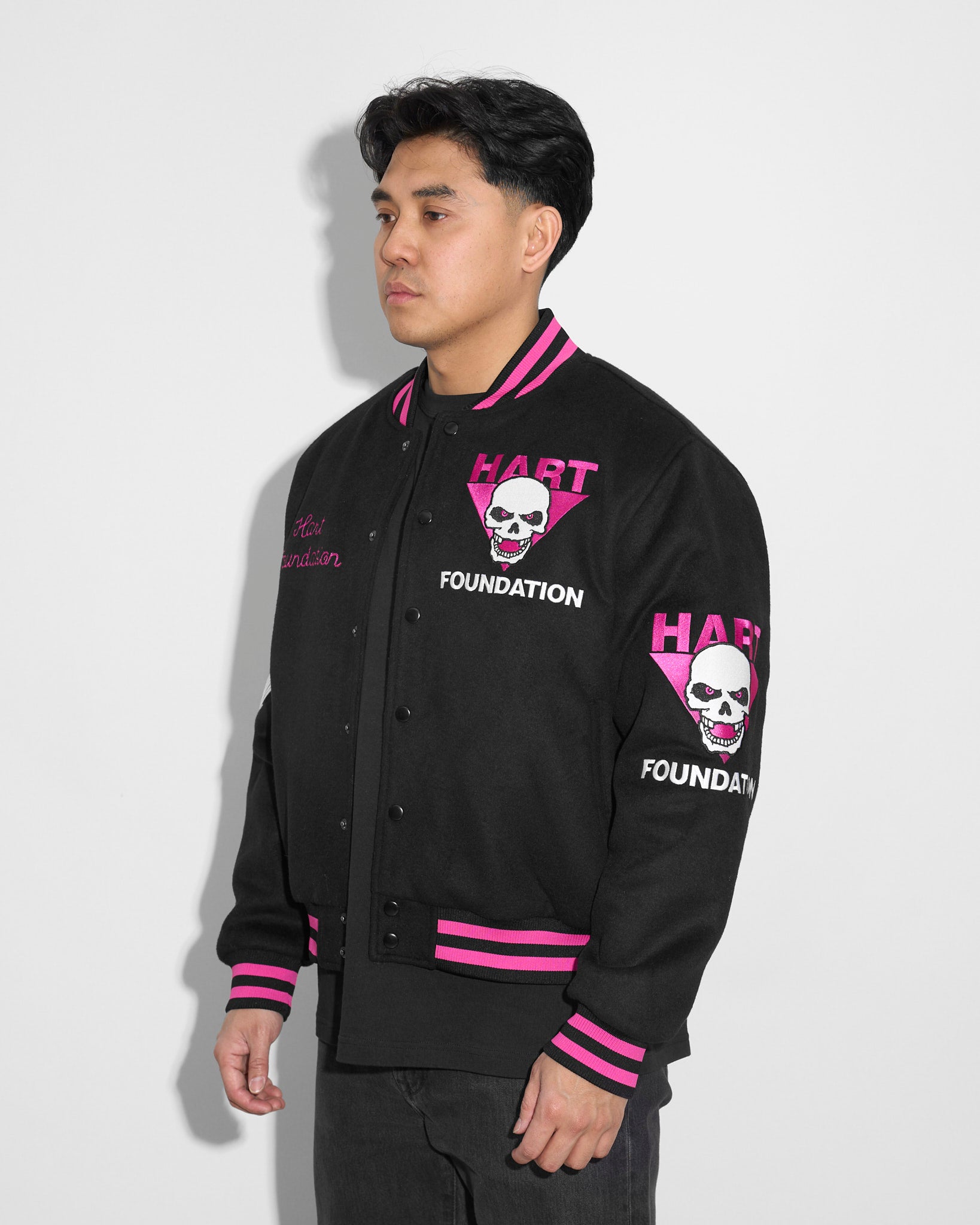 Hart Foundation Black Varsity Jacket – Chalk Line Apparel
