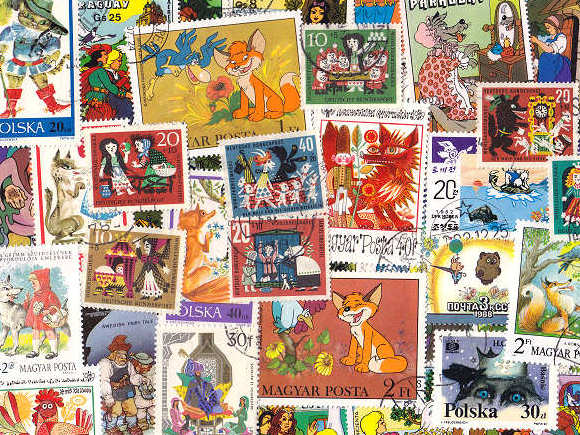 外国切手(童話)、可愛い古切手、ヴィンテージ切手の通販
