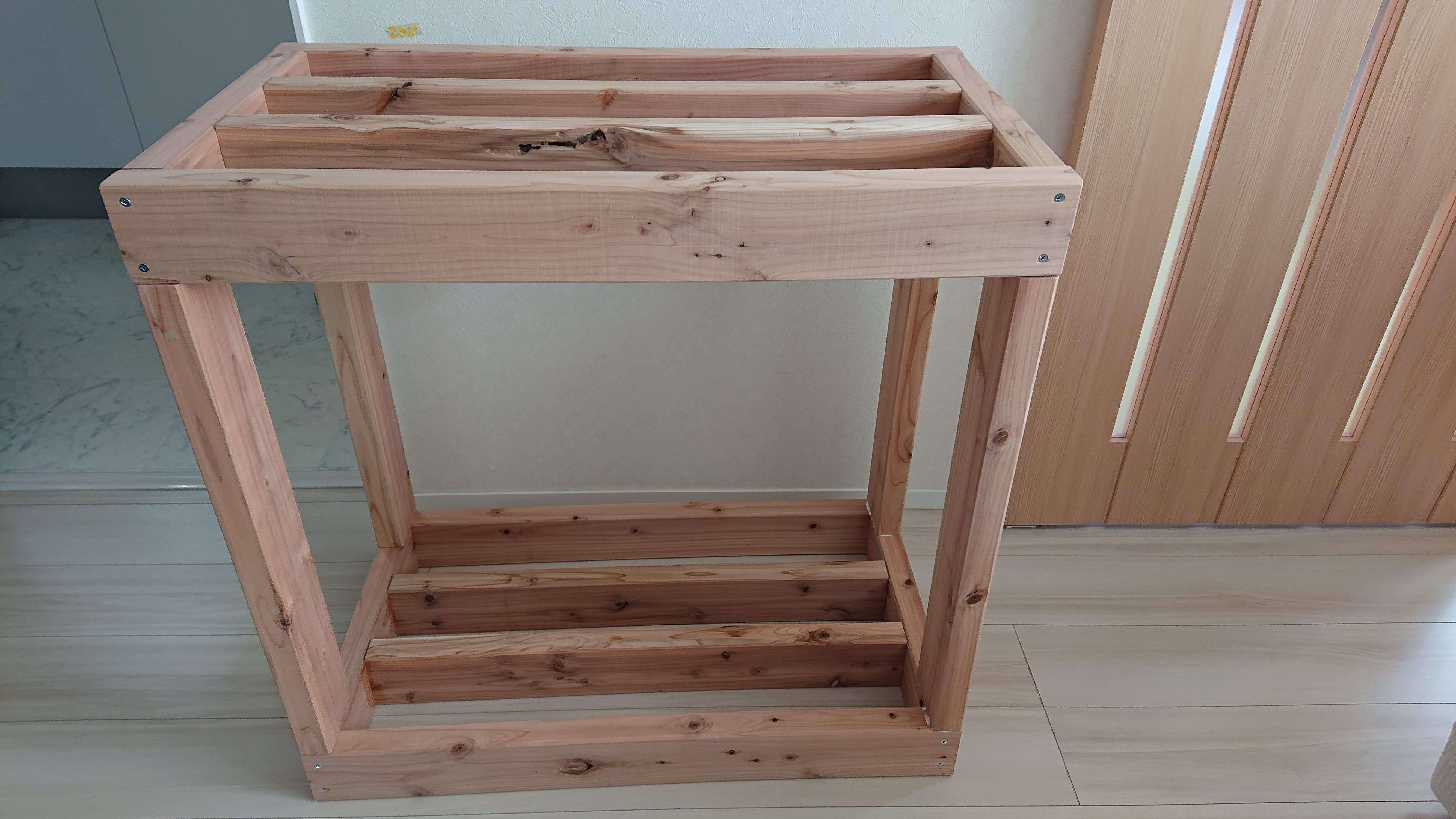 90cm水槽台自作part1】自分好みの水槽台を作ろう！｜ちゃんじゅんの