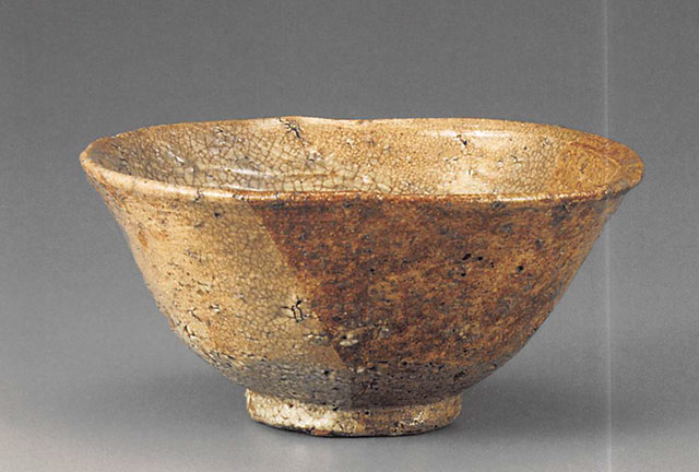 茶碗黒仁清紅葉文手塚充(手塚石雲) 共桐箱箱書有作家物本物保証