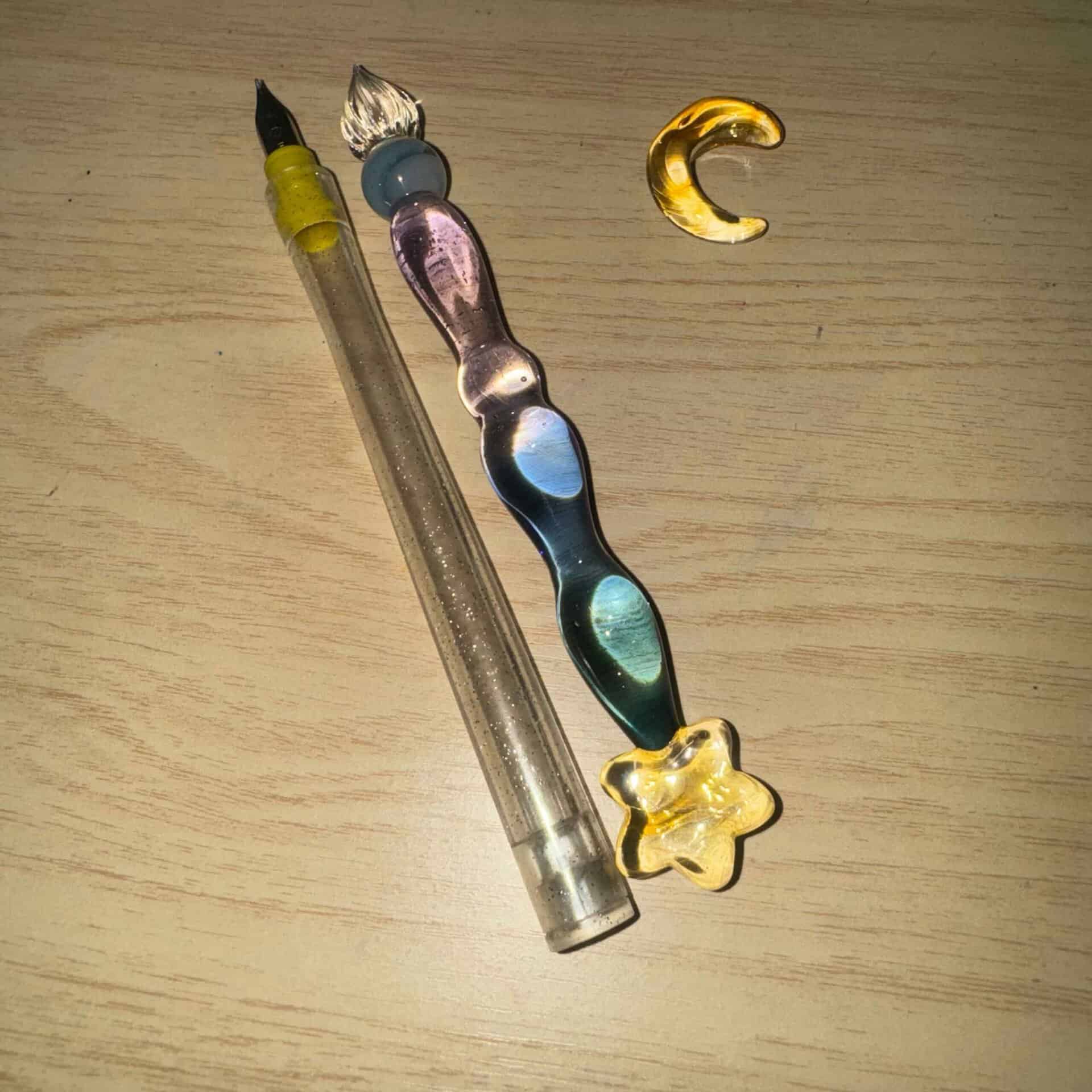 硝子工房めんめ～るのガラスペン『夜星』をお迎えしました | 杜の都の