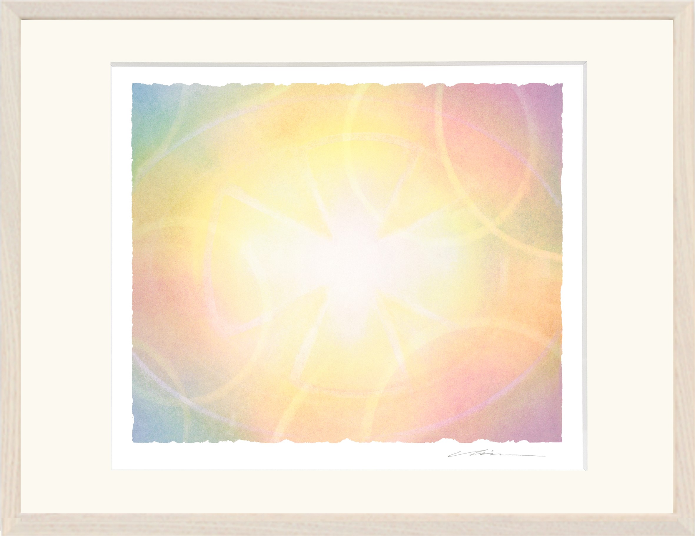 Chie Art 光の絵 版画 「Aura」 S115897274ベストセラー 商品 Chie Art