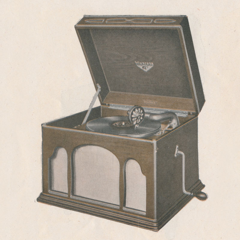 名品!! ホーン単体 Victor 1-90 蓄音機 ビクトローラ 木製ホーン