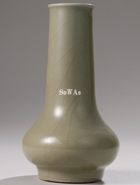 値下げしました！中国美術 龍泉窯 青磁 美品 花瓶 中国骨董品：龍泉窯