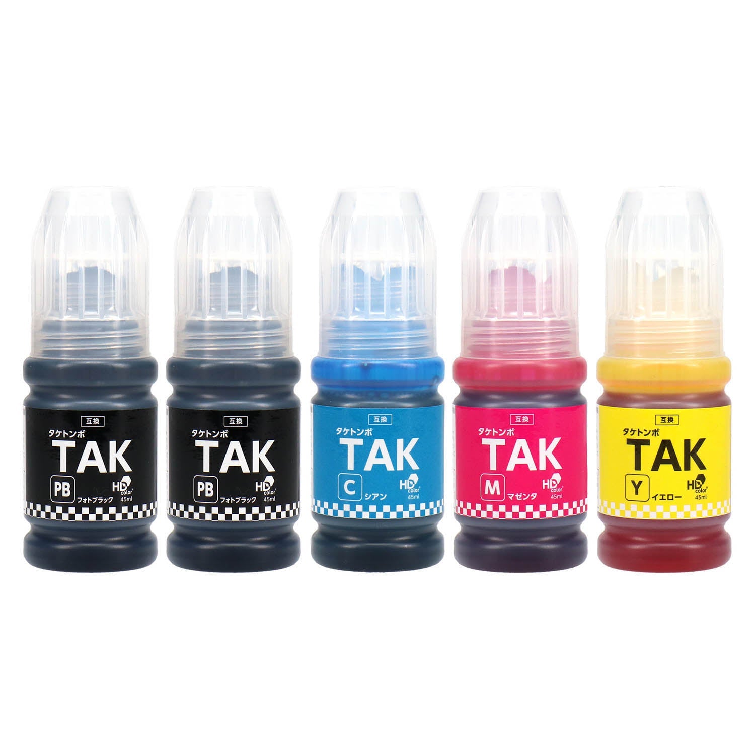 エプソン用 TAK-4CL (タケトンボ) 互換インクボトル 4色セット