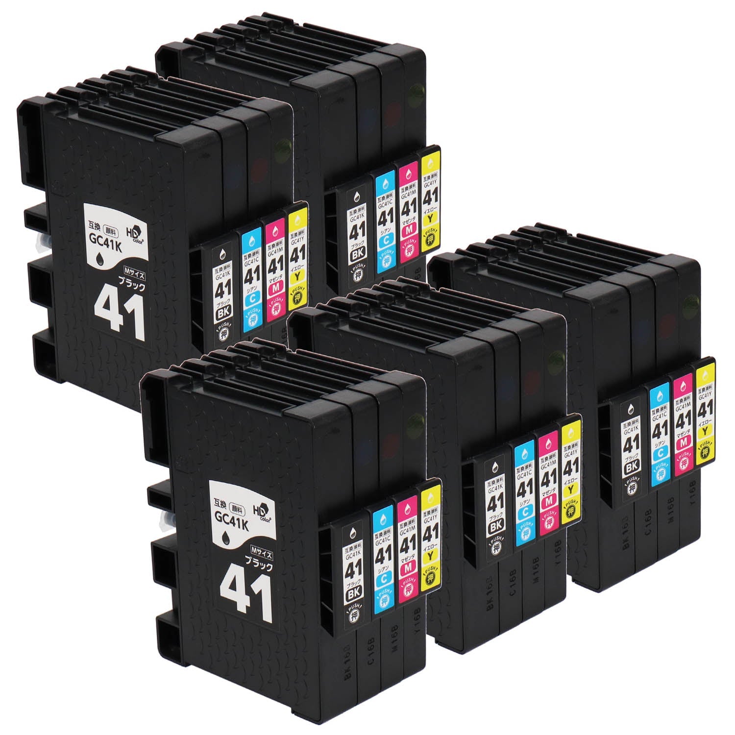 リコー用 GC41 互換インク 4色セット Mサイズ