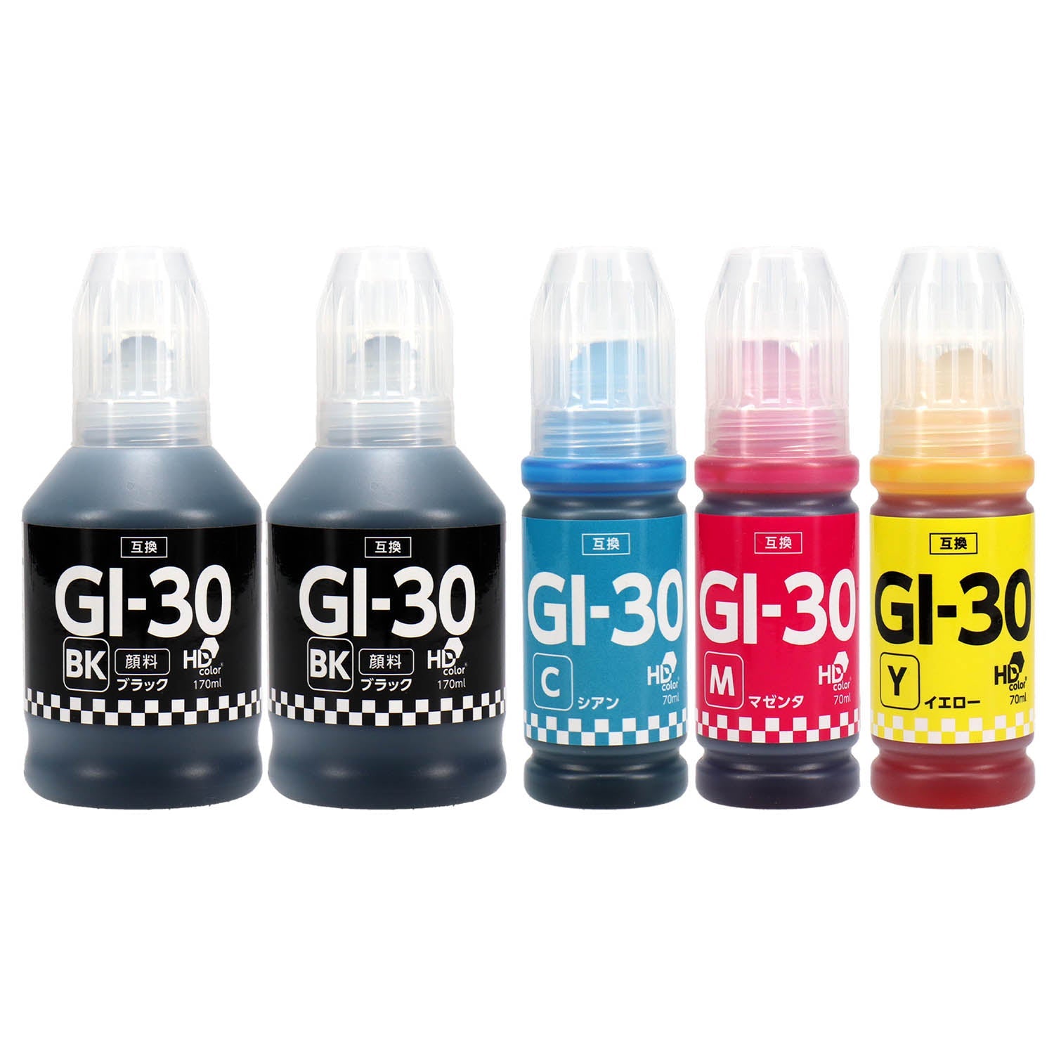 キヤノン用 GI-30 互換インクボトル 4色セット