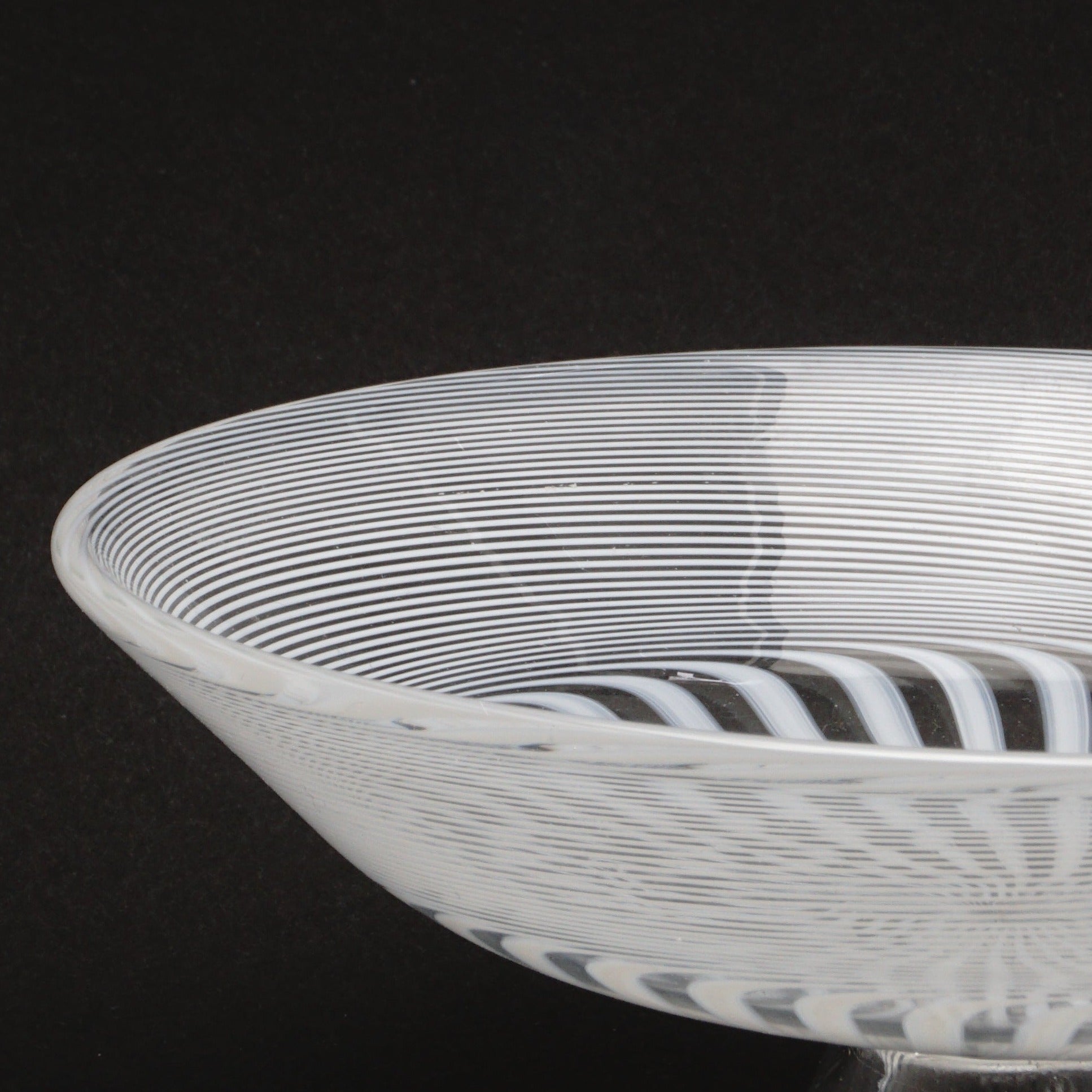 ムラーノガラス（ベネチアングラス）｜﻿高台付コンポート （小）「絹の