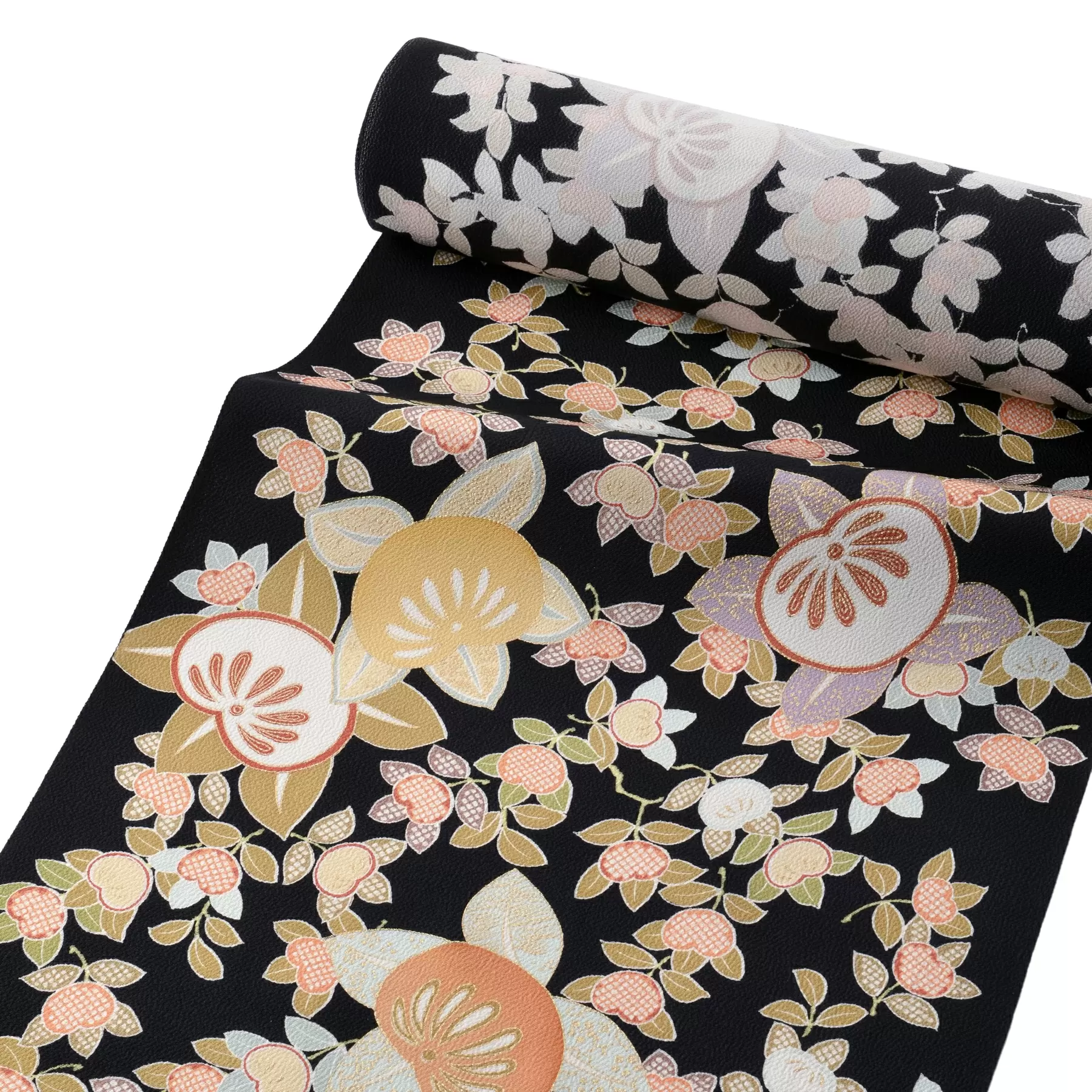 千總 - オンラインショップ - / 【小紋・友禅着尺】 疋田大小橘｜袷