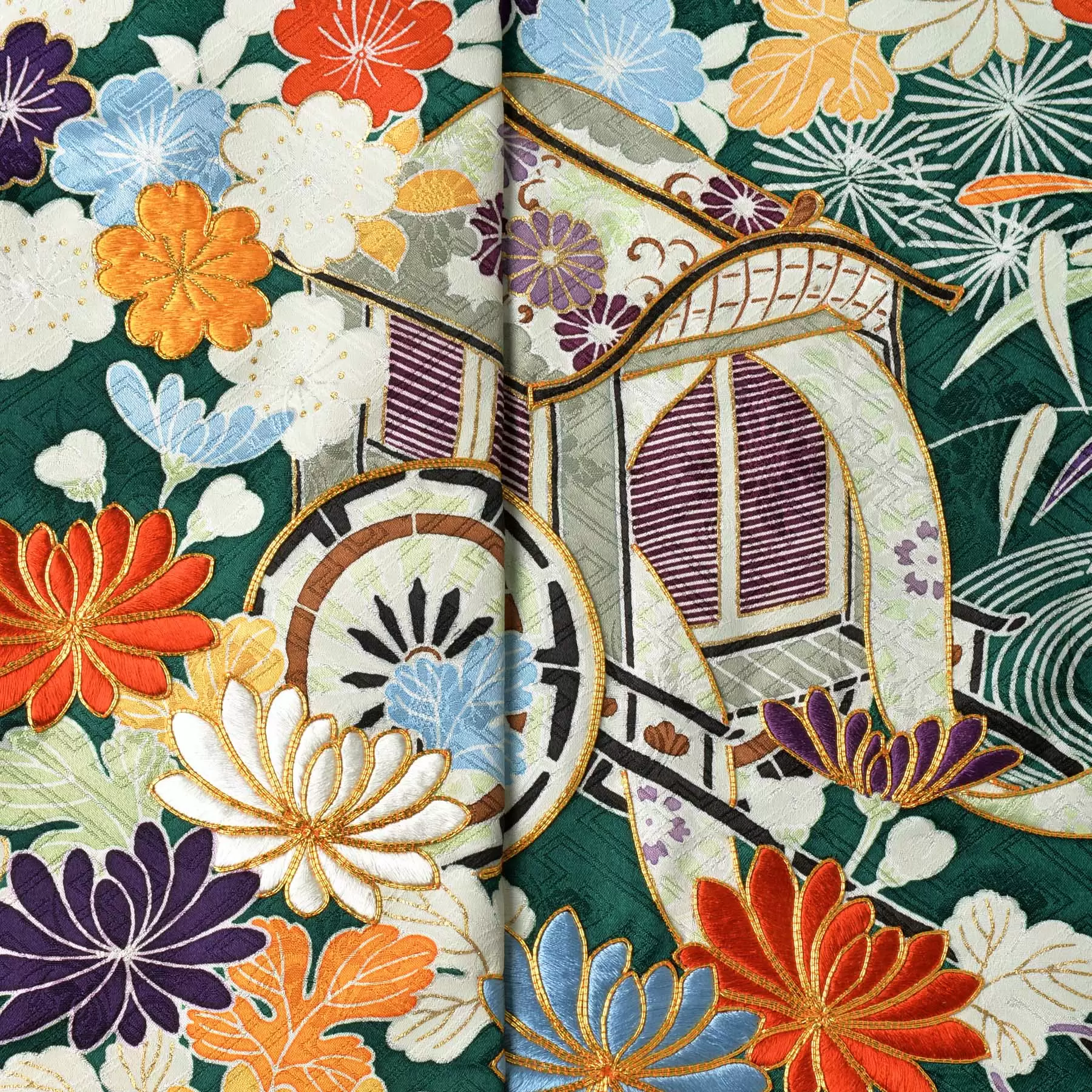 千總 - オンラインショップ - / 【振袖】 緑彩雅苑 - りょくさいがえん