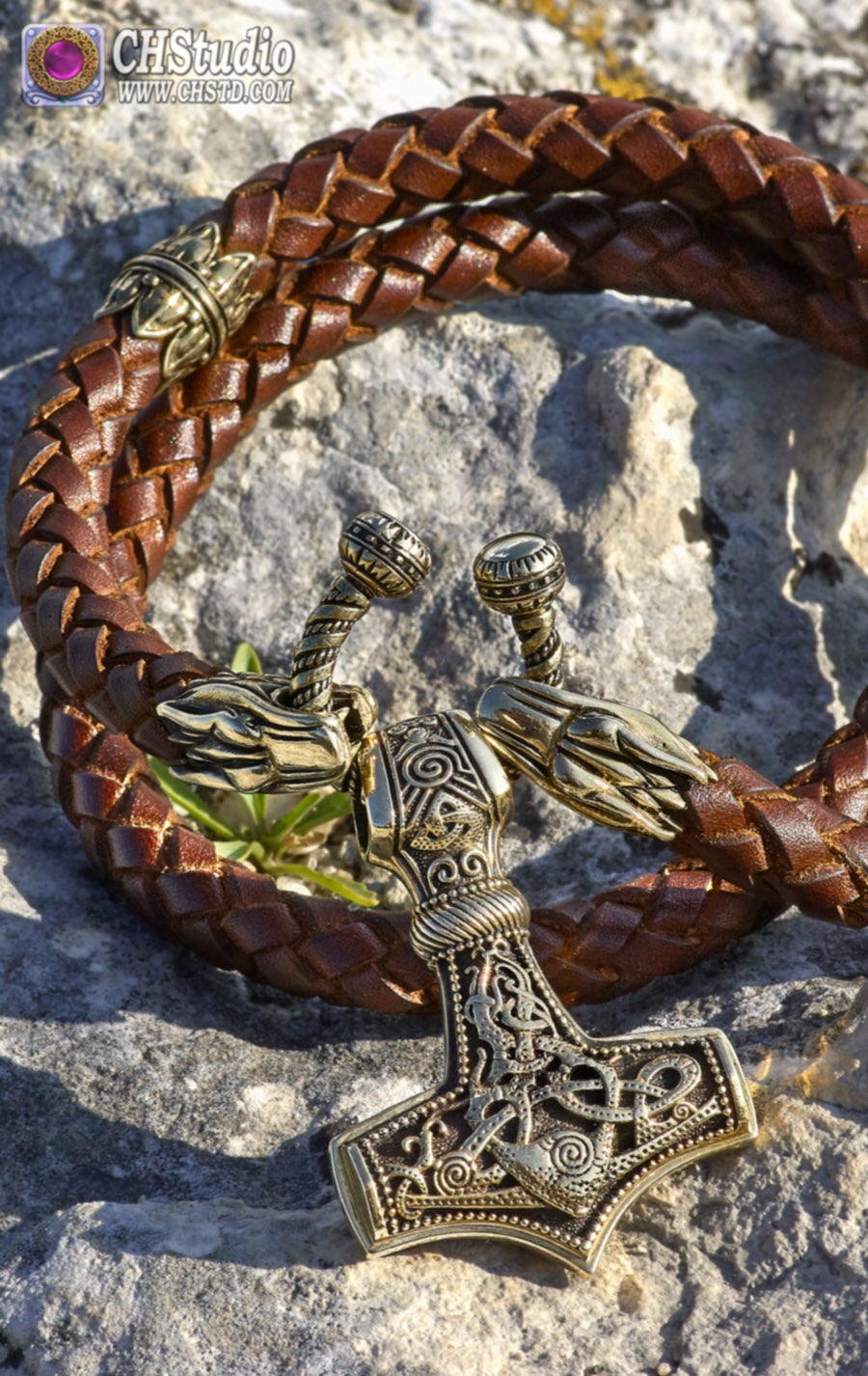 Thor's Hammer : MJOLNIR - Mammen Style #3 :: Luxury Leather