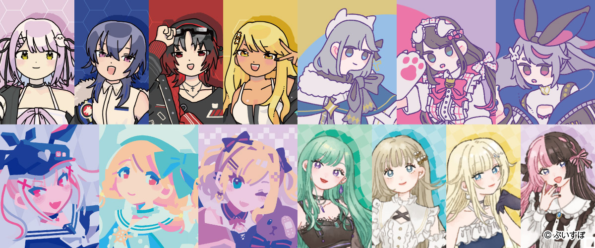 ぶいすぽっ！ POP UP STORE 藍沢エマ アクリルスタンド 缶バッジ