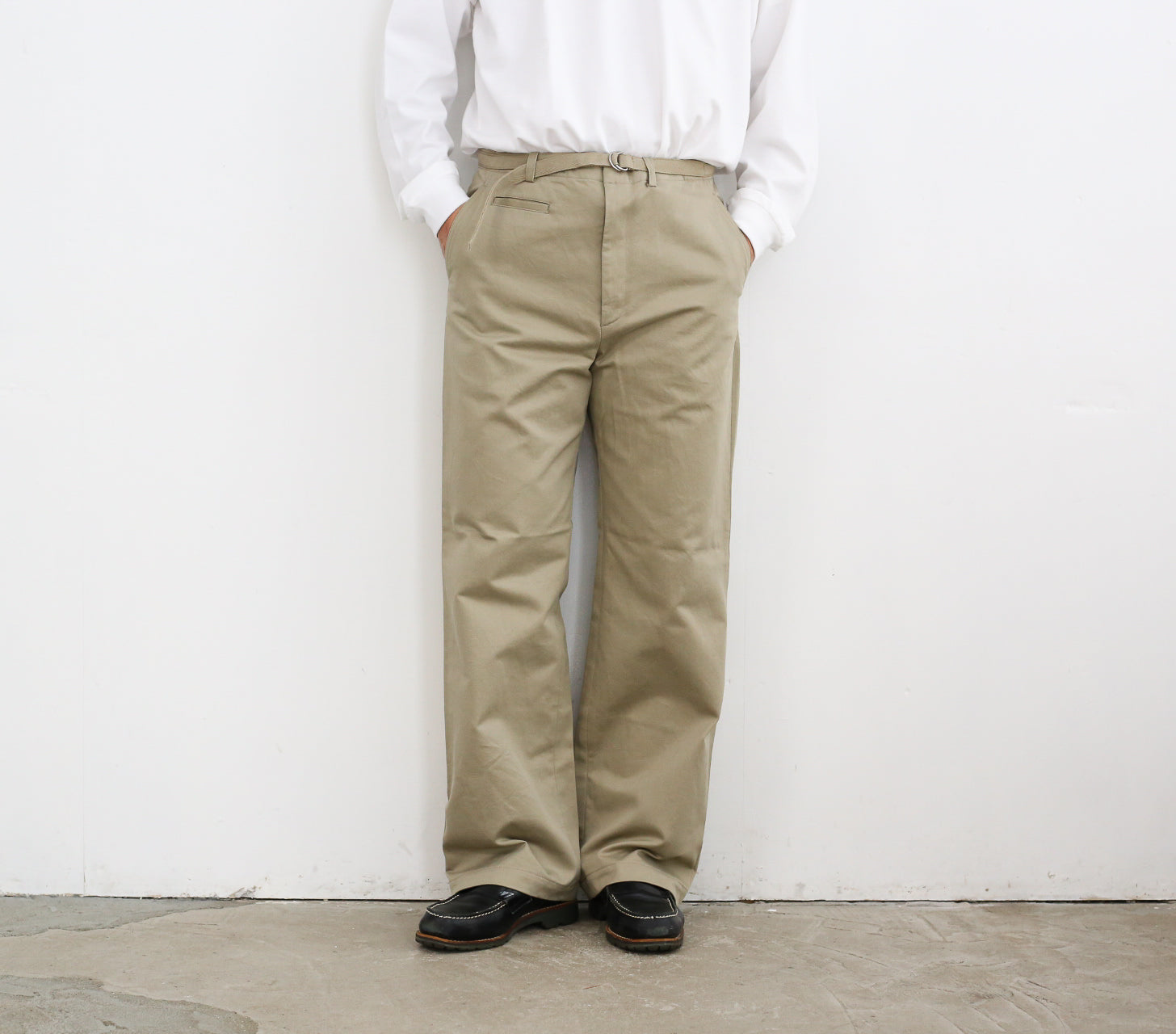 パンツ AURALEE WASHED FINX CHINO WIDE PANTS 3 AURALEE WASHED FINX