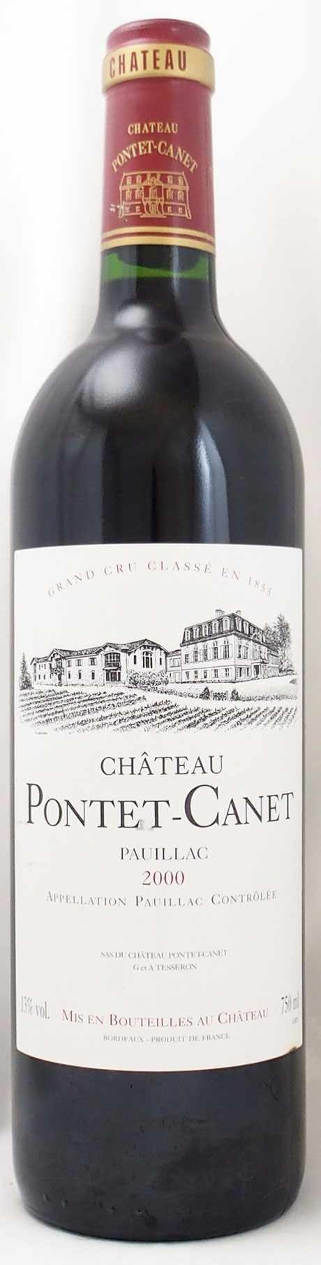 送料無料】2000年 シャトー ポンテ カネ CHATEAU PONTET CANET