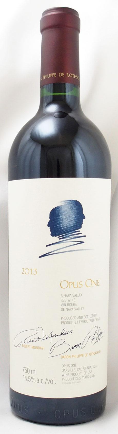 送料無料】2013年 オーパス ワン モンダヴィ・ロッチルドOPUS ONE