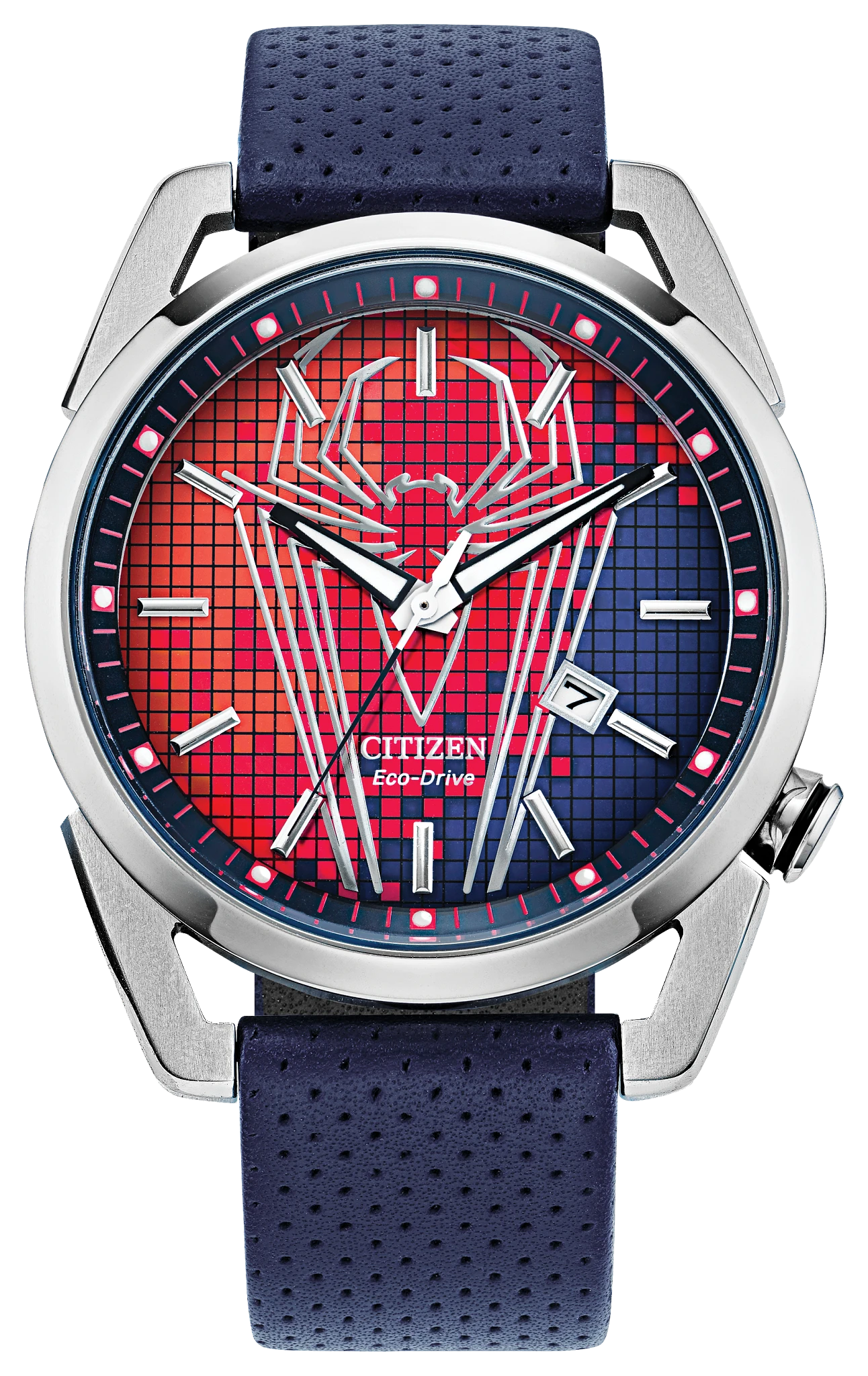 Spider-Man Boxed Set Blue Dial Stainless Steel Bracelet Spiderman