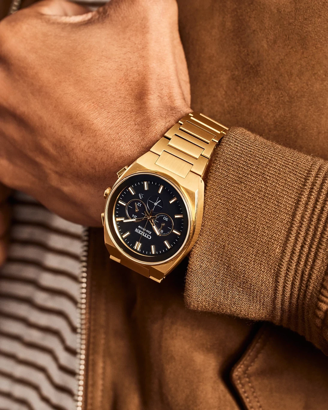 Axiom SC Black Dial Stainless Steel Bracelet CA4582-54E | CITIZEN