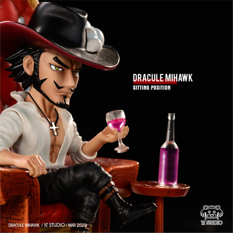 Premium] [One Piece] Jracule Mihawk WCF Resin Statue (YZ Studio