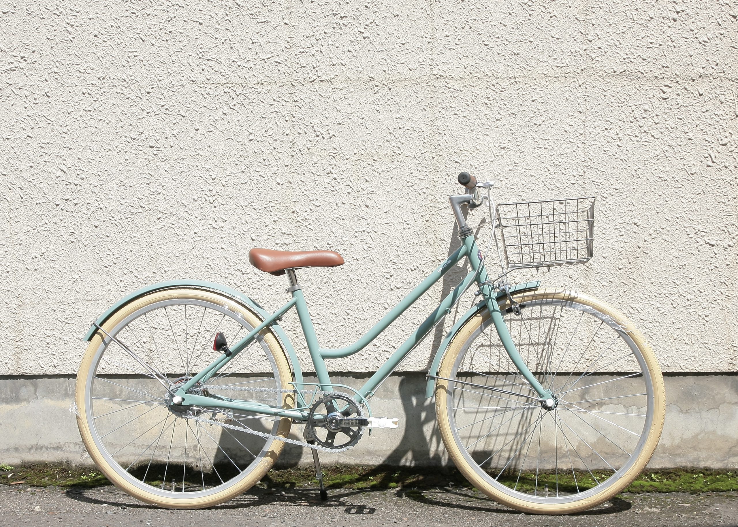 little tokyobike ブルージェイド 前カゴ&補助輪付き little tokyobike