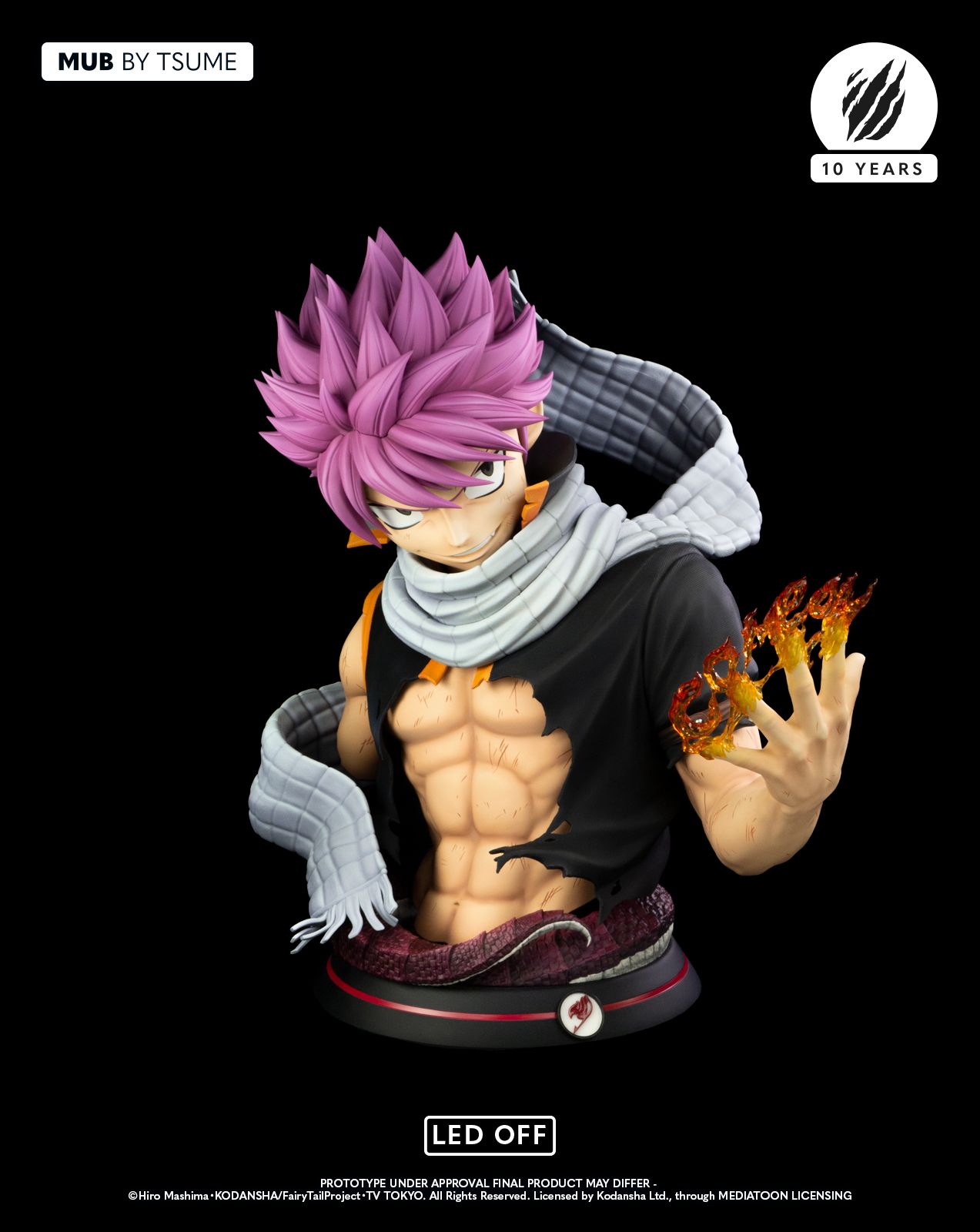 Fairy Tail Natsu Dragneel Life-Size Bust – Comic Concepts