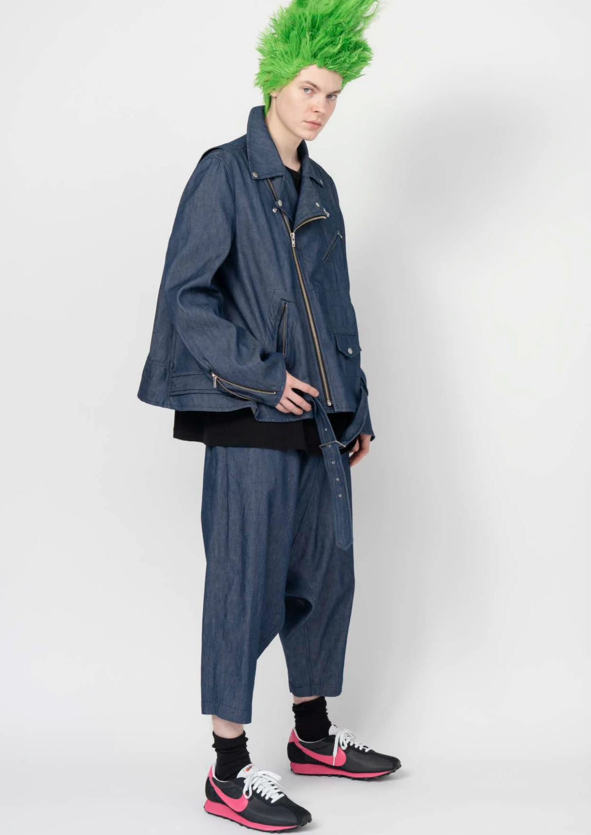 コムデギャルソン サルエルパンツ・ペンギン・14SS・ツイル COMME des