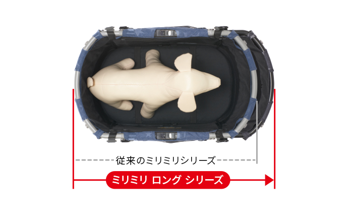 ペットカート｜コムペット ミリミリ EG ロング D｜コムペット（compet）