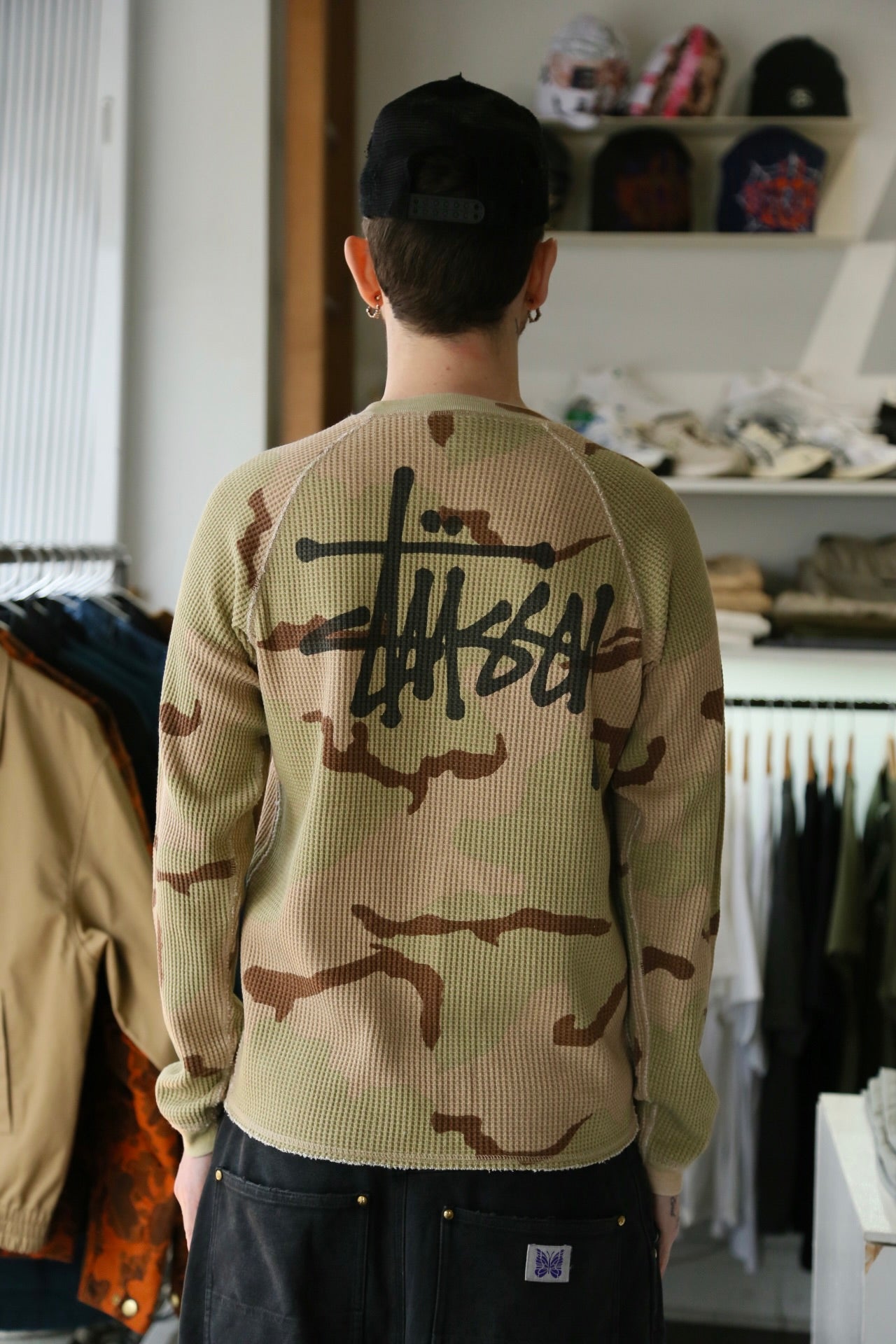 STUSSY BASIC THERMAL CAMO 節約 サーマル カモ M STUSSY BASIC